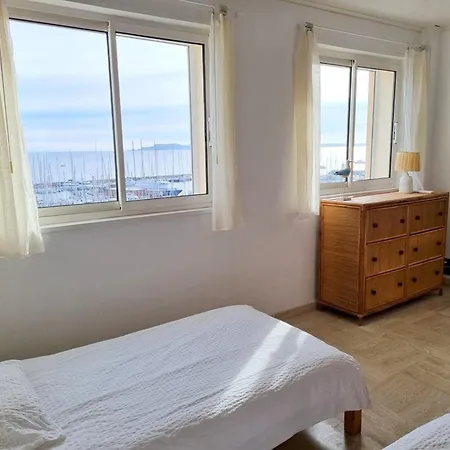 Grand Climatise Avec Terrasses, Vue Mer, Parking Et Wifi - Fr-1-335-173 Daire Hyères